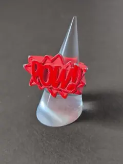 希少 AMBUSH POW リング 赤 アンブッシュ　POW! RINGのサムネイル