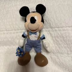 ミッキー ブルーエバーアフター ぬいぐるみバッジ