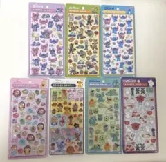 正規品　ディズニー　ボンボンドロップシール　7種セット　第二弾 ボンドロ