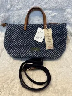 【未使用品】トプカピ　ウール2wayバッグ　ファスナー