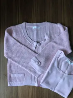 カーディガンとTシャツのアンサンブル　Ｍサイズ