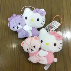 サンリオ　ハローキティ　カラフルベア　マスコット　ぬいぐるみ　2体セット