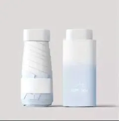 210g ライトブルー 晴雨兼用 日傘 おりたたみ 軽量 新品 旅行