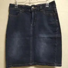 コルザ デニム タイトスカート ひざ丈 Mサイズ
