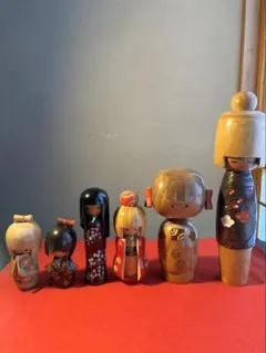 創作こけし　６体　8051703 創作こけし 6体 8051703 - メルカリ