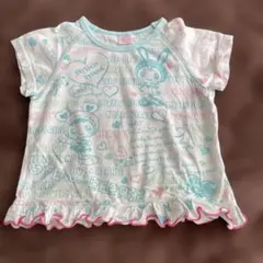 メゾピアノ ラブちゃん メグちゃん 半袖 Tシャツ 平成レトロ 120