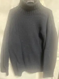 ローゲージタートルネックセーター