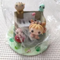 こねこねいちご　作家 ハンドメンド ミニチュア粘土細工