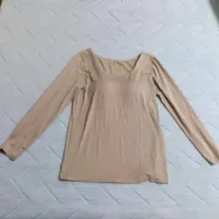 ユニクロ　ヒートテックブラUネックT（八分袖）