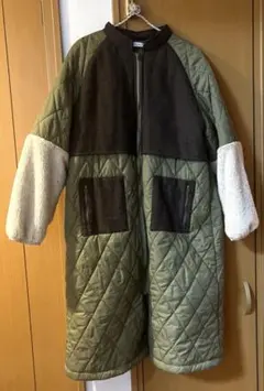 イズスカラー scolar 異素材パッチワーク アウター コート Mサイズ