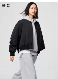 UNIQLO C ボマージャケット ブラック XL