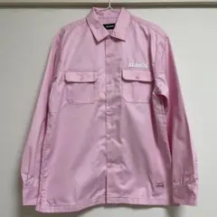 XLARGE ピンク 長袖シャツ ゴリラ