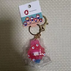 サンリオ　ミャクミャク　クリアカラー　立体マスコットキーホルダー