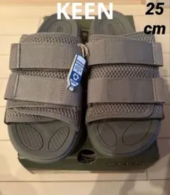 KEEN スポーツレディースサンダル カーキ25cm