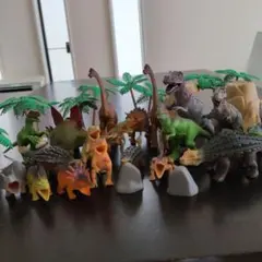 ANIMAL ZONE 恐竜フィギュアセット・ケース有　(動物のオマケ付き)のサムネイル