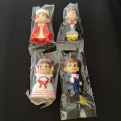 ペコちゃん ポコちゃん ウェディング 和装 キーホルダー 4種セット