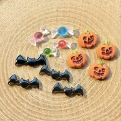 ミニチュア ハロウィンセットミニチュアスイーツ クレイケーキに 樹脂粘土①