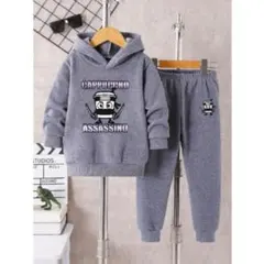 キッズ　セットアップ　子供服　カプチーノアサシーノ　スウェット　120cm