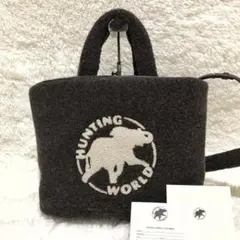 未使用✨ハンティングワールド 2way ハンドバッグ ショルダーバッグ
