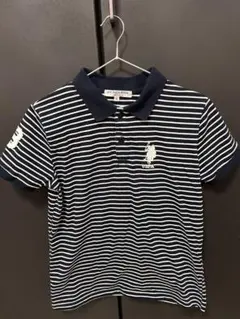 U.S. POLO ASSN. ボーダー ポロシャツ ネイビー M