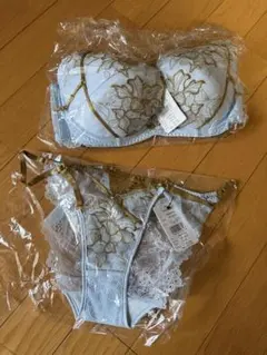 ブラジャーショーツセット F75 ブルーのサムネイル