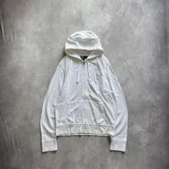 Polo Ralph Lauren ジップパーカー ビッグポニー オールホワイト