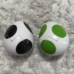 ヨッシー めじるし カプセル緑・黒セット