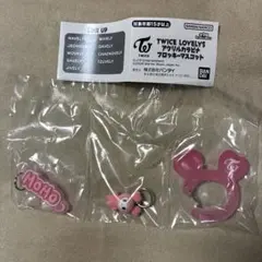 TWICE LOVELYS アクリルカラビナ フロッキーマスコット2個セット