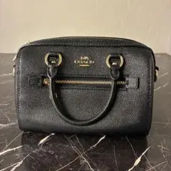 5/2まで‼️COACH コーチ ミニローアン サッチェル クロスボディ ブラック