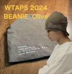 WTAPS 2024 BEANIE オリーブ ダブルタップス　ビーニーキャップ