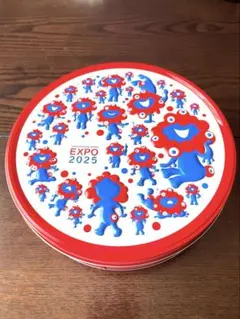 大阪関西万博　ミャクミャク　クッキー缶　缶のみ