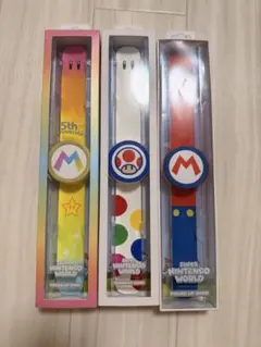 USJ パワーアップバンド 3本セット マリオ ヨッシー キノピオ - メルカリ