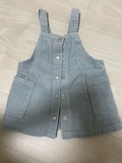 ZARA キッズ　コーデュロイジャンバースカート86