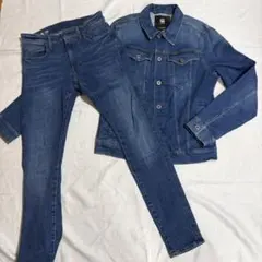 G-STAR RAW　デニムジャケット・パンツセット　Sサイズ