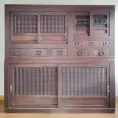 近江水屋箪笥 幅174cm 古家具 食器棚 京都市内無料配送 近江水屋箪笥 幅174cm 古家具 食器棚 京都市内無料配送 - メルカリ