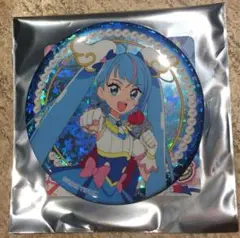 映画 キミとアイドルプリキュア ブルジュラ ホログラム缶バッジ キュアスカイ②