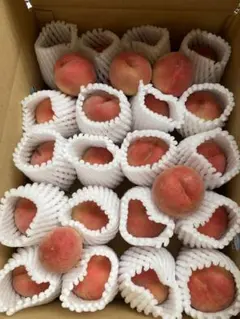 長野県産 白鳳 桃 約3キロ 超小玉〜小玉　ランダム　家庭用のサムネイル