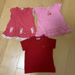 ミキハウス　Tシャツ　3枚セット　80サイズ