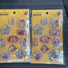 ディズニー ライオンキング ウォーターシール ラメ 人気 新品未使用