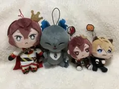 ツイステ　プライズぬいぐるみ4体+フィギュア4体セット