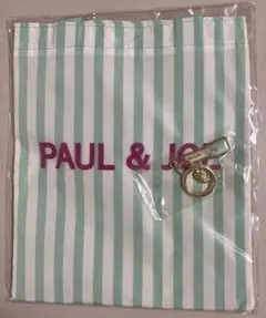PAUL & JOE ノベルティチャーム付きトートバッグ オンライン EC限定