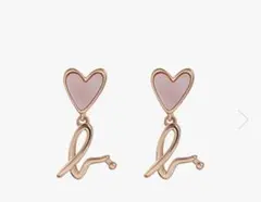 agnes b./アニエスベー ハートとスネークデザインピアス　美品のサムネイル