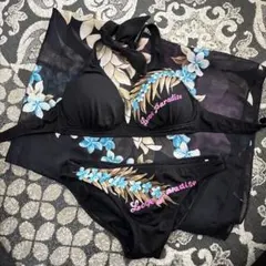 Love Paradise ブラックビキニ 花柄