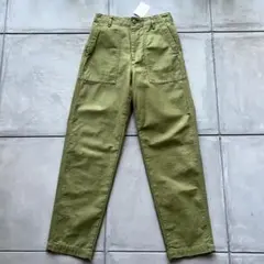 green label relaxingバックサテンベイカーパンツ 日本製 36