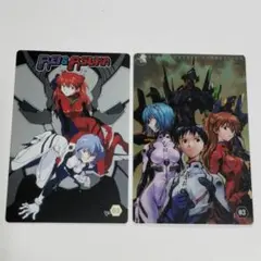 エヴァンゲリオン　ウエハースカード　シンジ　アスカ　綾波レイ　I-03　V-03