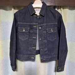 ほぼ新品 無印 デニムジャケット 着丈短め