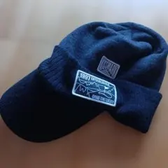 【美品】kissmark ニット帽 ブラック フリー