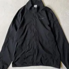 NIKE ナイキ XL ジャージ ジャケット 黒ブラック ワンポイント