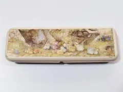 【値下げ】レトロ　Jill Barklem 筆箱 ペンケース 缶ケースのサムネイル