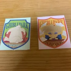 ジブリパークとジブリ展　猫の恩返し　千と千尋の神隠し　ダイカットステッカー